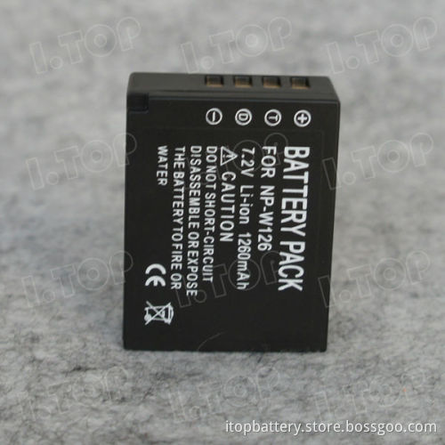 For Fujifilm NP-W126 Camera Battery 1260mAh For Fuji X-Pro1, HS30EXR ,HS33EXR, X-E1